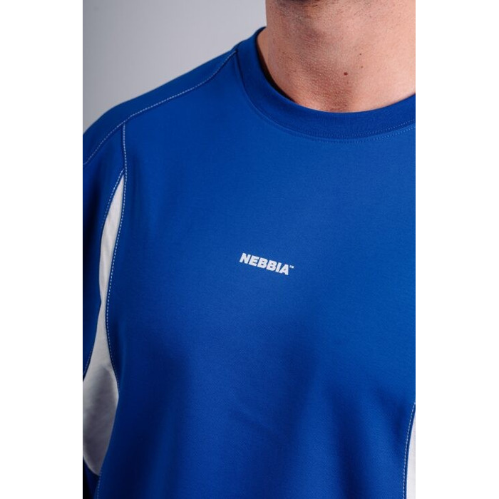 Футболка Nebbia Oversized Pump Cover T-Shirt PRIMAL Blue 871
