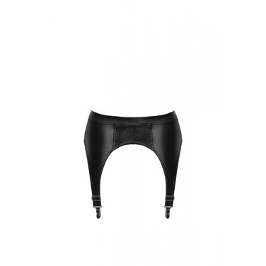 Пояс для панчох з ефектом зміїної шкіри NOIR Розмір - L