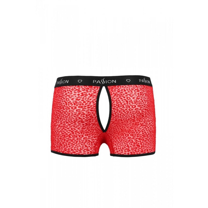Мужские красные боксерки с рисунком 046 SHORT PARKER red L/XL - Passion