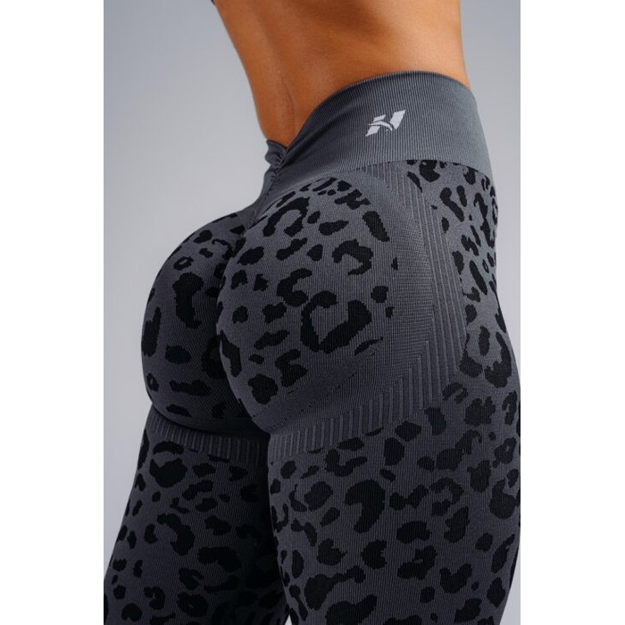 Легінси Nebbia Push-Up Compression Leopard Leggings PRIMAL Black Leopard 849
