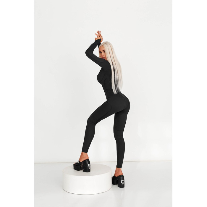 Комбінезон Fitzona Jumpsuit Fitness Black MACFTZ01