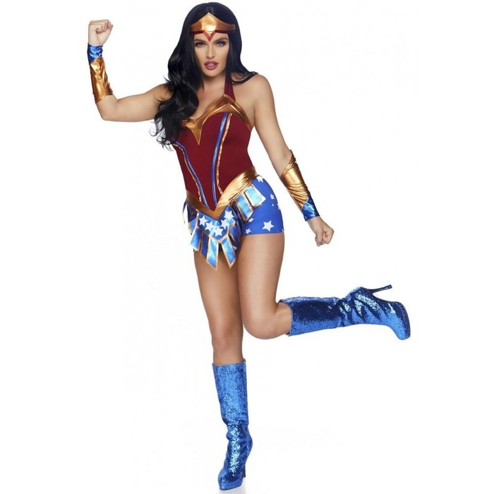 Костюм супер героїні Leg Avenue, S, Heart Stopping Hero