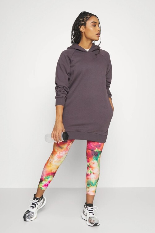 ХУДІ EVERYDAY HERO LONG SWEATSHIRT WITH A HOODIE MARRON 580 Burgundy