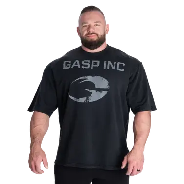 Футболка GASP 89 Terry Iron Tee 221082 Washed Black