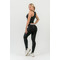 Майка Nebbia NATURE-INSPIRED Sporty crop top 'Racer back” 549 Black