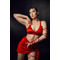 SKINN top Red silk_ червоний біфлекс шовк