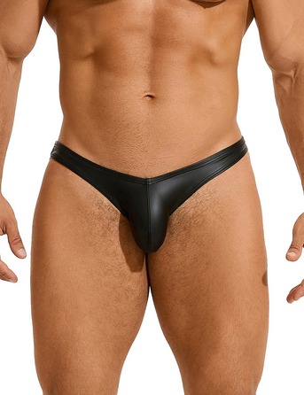 Сексуальные виниловые мужские трусы Star Night цвет черный, L