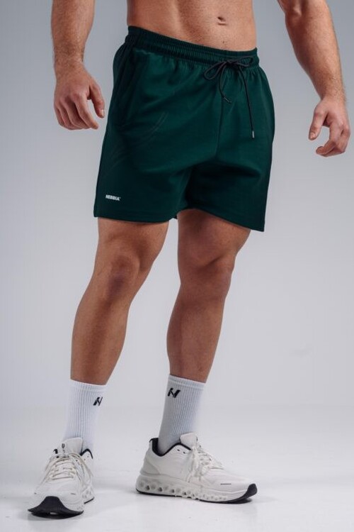 Шорти Nebbia Oversized Training Shorts PRIMAL Dark Green 876