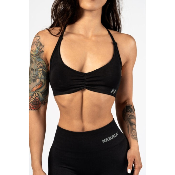 Топ Nebbia Medium-Support Sports Bra TOTALLY SEAMLESS Black 305