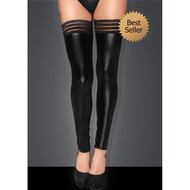 Чулки на силиконе F158 Noir Handmade S