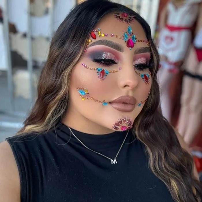 Наклейки для обличчя Leg Avenue DOTD face jewels sticker