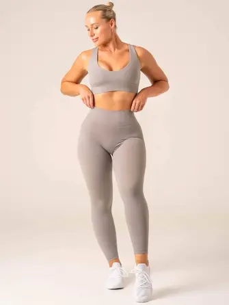 Леггинсы Ryderwear NKD High Waisted Scrunch Leggings - Steel Grey