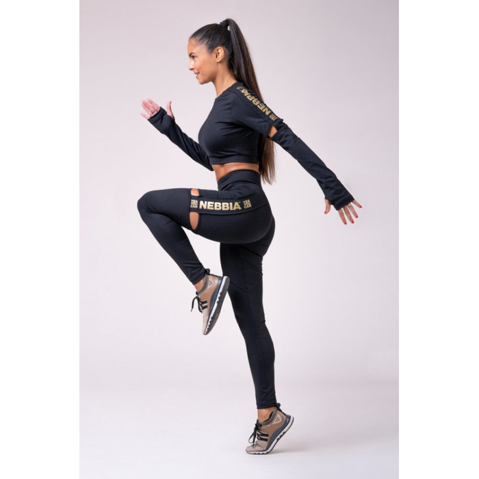 Топ Honey Bunny crop top 821 Black