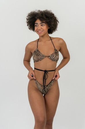 Купальні трусики Nebbia RIO GRANDE bikini bottom Leopard Brown 752