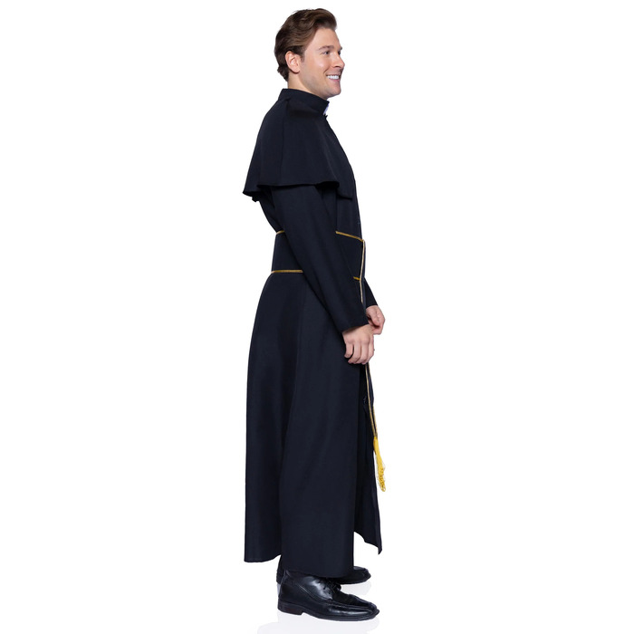 Костюм католицького священика Leg Avenue Priest 2 предмети, чорний, M/L