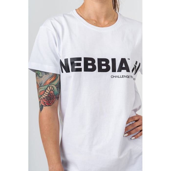 Футболка Nebbia T-shirt GYM ESSENTIALS White 380