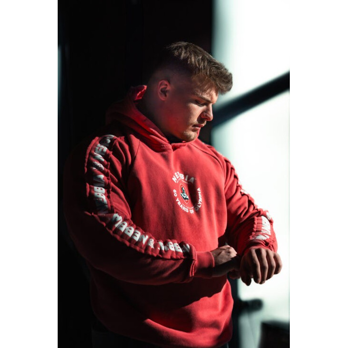 Худі Nebbia Washed Hoodie HERITAGE Red  793
