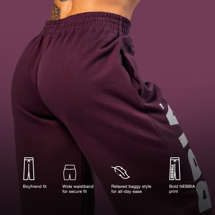 Штани Nebbia Loose-Fit Baggy Pants BOYFRIEND STYLE Pink 432