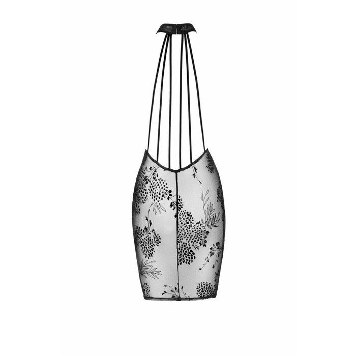 Платье сексуальное полупрозрачное S F240 Noir Handmade, черное