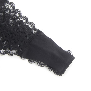 Корсет с подтяжками и подвязками Star Night на молнии, черный, L