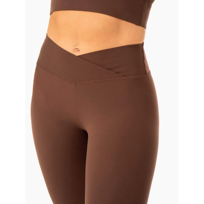 Леггинсы Serene Cross Over Scrunch Leggings - Chocolate