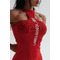 Сукня Labellamafia DRESS Decote Nadador Neutral Flowers RED 20794