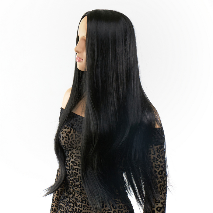 Перука пряма Fetish Hair чорна, 60 см