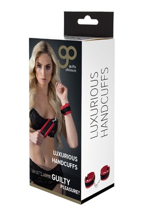 Наручники GP LUXURIOUS HANDCUFFS RED