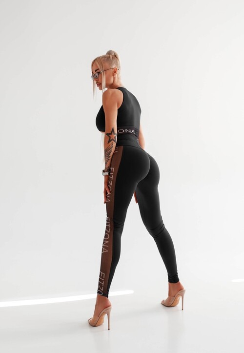 Легінси Fitzona Legging Fitness Black CALFTZ5464