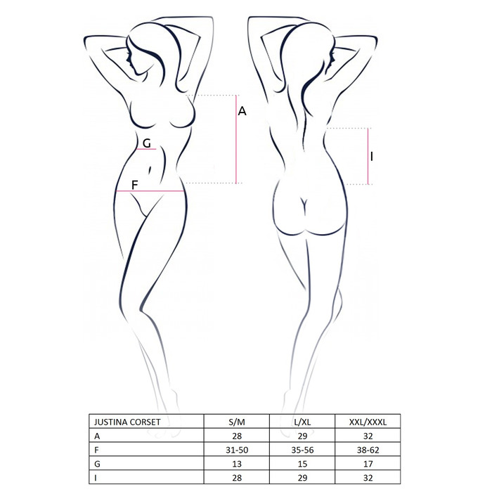 Комплект белья с чокером и открытым доступом SHELLY SET black S/M - Passion