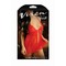 Мереживний пеньюар Vixen, червоний, One Size