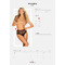 Високі трусики-стрінги Obsessive Sharlotte panties black XXL