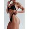Купальний ліф Fitzona BLACK TRIAGLE BIKINI TOP