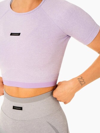 Топ Excel Seamless T-Shirt - Lavender Marl