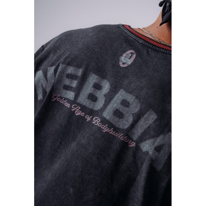 Футболка NEBBIA x Olympia Heavyweight Cotton T-Shirt Black 941