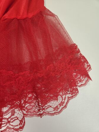 Червона багатошарова пухнаста спідниця Leg Avenue O/S