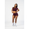 Топ Nebbia Open-back Cropped Top STRONG BEAUTY Dark Red 430