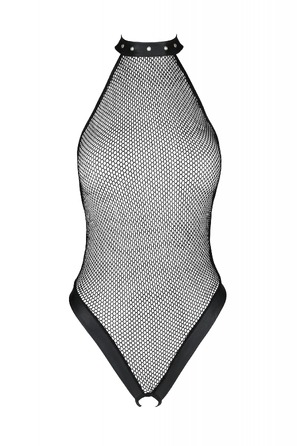 Боди сетка с халтером MOONLIGHT BODY black S/M - Passion