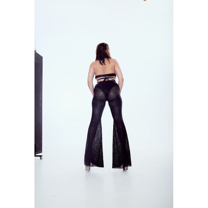 SILHOUETTE PANTS Black mesh_ чорна сітка