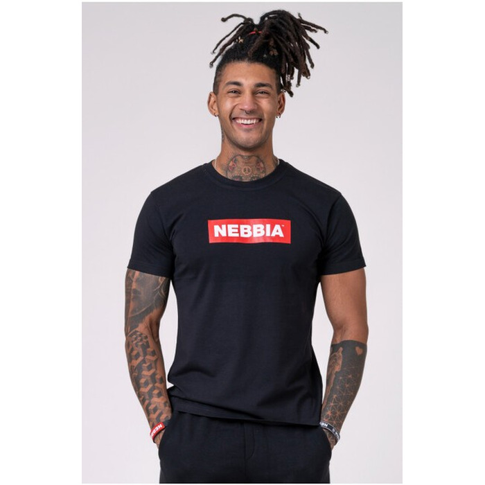 СПОРТИВНА ФУТБОЛКА NEBBIA MEN'S T-SHIRT BLACK 593