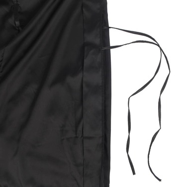 Халат-міні з мереживною спинкою Star Night чорний, XS/S