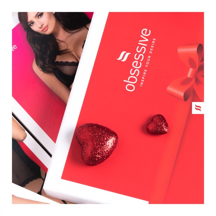 Елегантне сексуальне боді Obsessive Elisetta чорне, L/XL