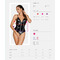 Боди спандекс Obsessive Stromea crotchless teddy S/M