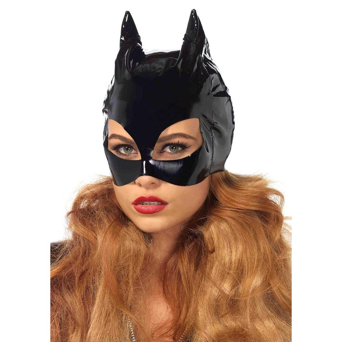 Вінілова маска жінки-кішки Leg Avenue Vinyl Cat Woman Mask O/S