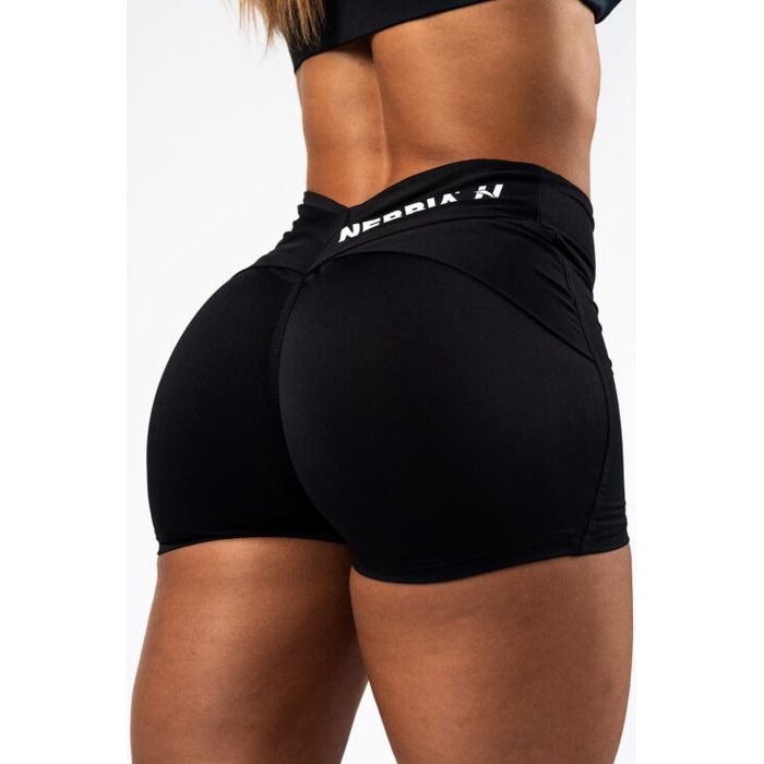Шорти Nebbia V-shaping Belt Shorts STRONG BEAUTY Black 428