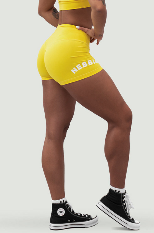 Шорти Nebbia High Waisted Shorts 5″ GYM HERO Yellow 582