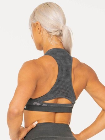 Топ Ryderwear Camo Seamless Sports Bra Charcoal