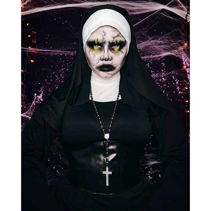 Головной убор сексуальной монахини Leg Avenue черный O\S