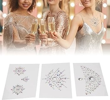 Украшения - стразы на грудь BIJOUX INDISCRETS MIMI SILVER