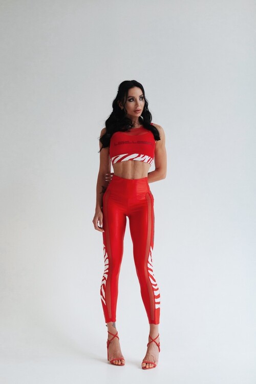 Леггинсы Labellamafia Legging I Am Labellamafia Red 21741
